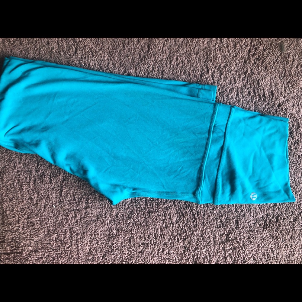 Lululemon full length Align pant in teal- nulu